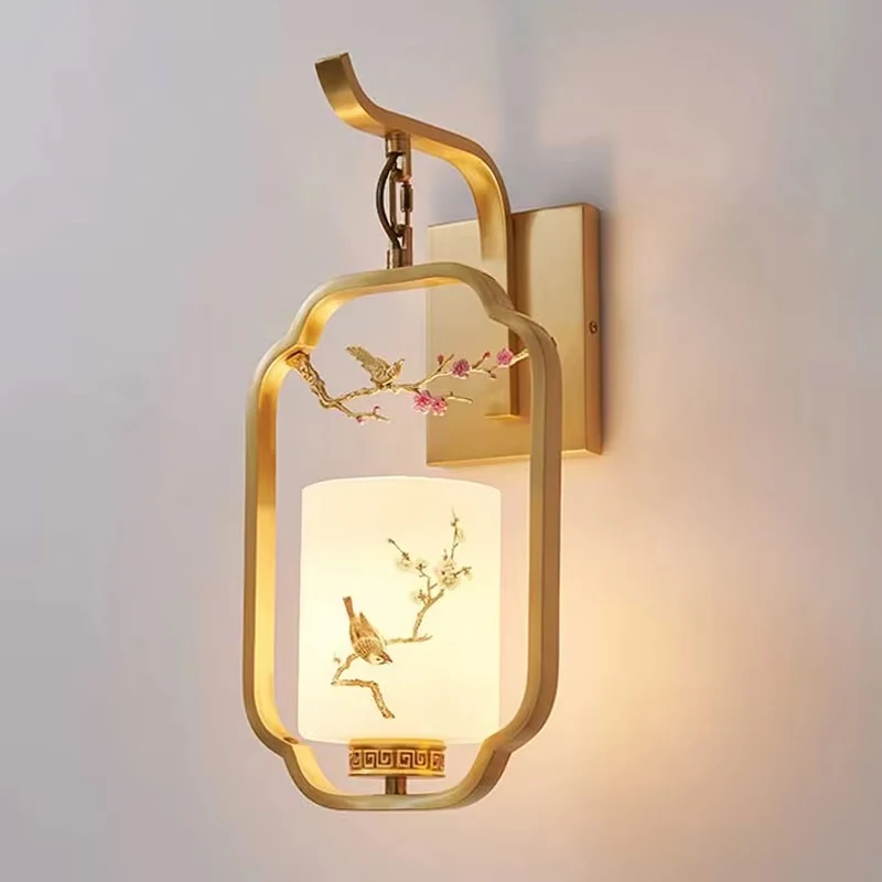 China Creative Retro Wall Lamp Living Room Background LED Wall Light Modern Simple Bedroom Bedside Lamp Staircase Aisle Lighting image 4