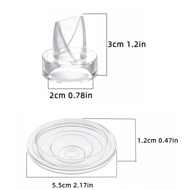 Set membrane in silicone per tiralatte 77HD Diaframmi in silicone ricambio per bocche d\'anatra