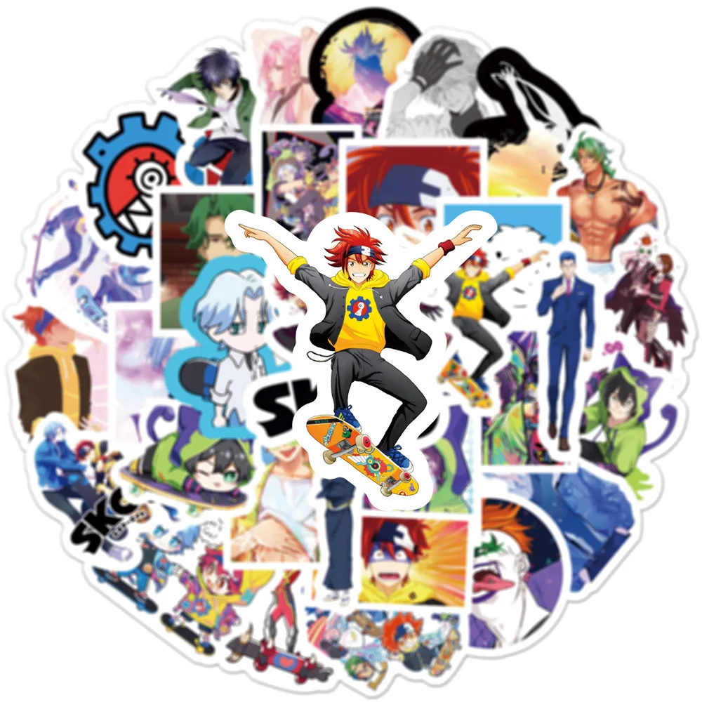 50Pcs Anime SK8 the Infinity Cartoon Graffiti Stickers Travel Luggage Guitar Fridge Laptop DIY  Waterproof Sticker view 5