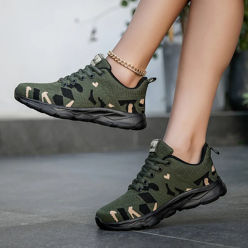 

MAEDEF Women's Shoes Casual Shoes Men Tenis Mesh Light Soft Sneakers Female Flats Lace Up Woman Shoe Men's Running Sports Shoes