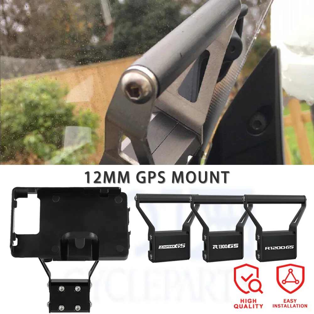 

2026 2025 New Motorcycle GPS Mounting Bracket Accessories For BMW R1300GS R1200GS R1250GS Adventure ADV 2014-2021 2022 2023 2024
