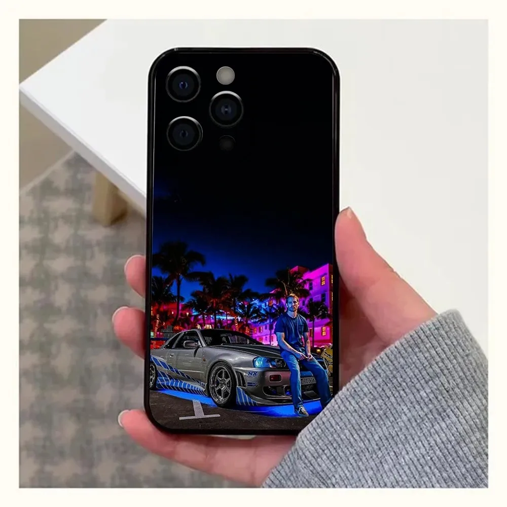 F-Fasts and F-Furious Moive Phone Case For Apple iPhone 15,14,13,12,11,Pro,X,XS,Max,XR,Plus,Mini Soft Black Cover