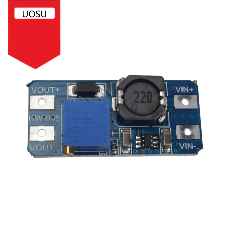 MT3608 Boost Module DC-DC Step Up Converter 2A 2V-24V to 5V-28V Adjustable Type-C MICRO USB for Arduino DIY 18650