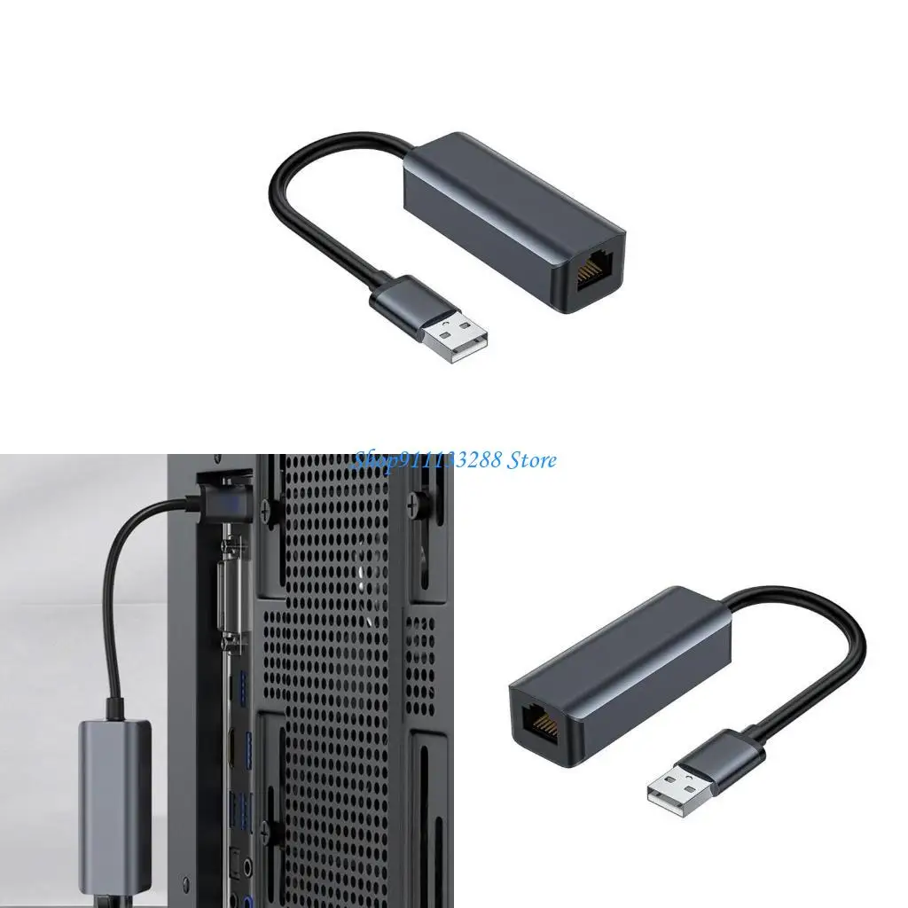 

G88D USB Тип C до RJ45 1000 Мбит / с. Внешний гигабитный адаптер Ethernet USB3.0 в RJ45 преобразователь с 13,5 см кабеля