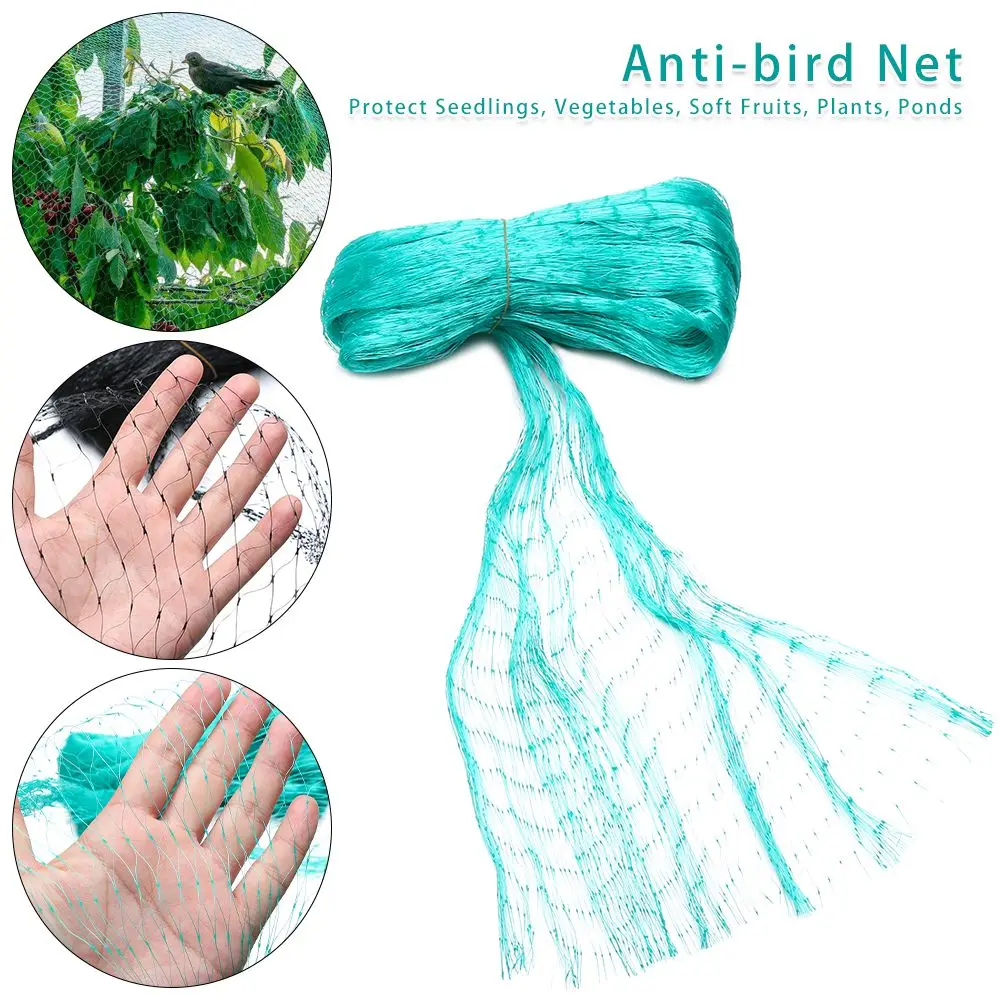 

2/4x10m Reusable Garden Accessories Veg Fruit Protection Pond Net Anti Bird Netting Protective Nets Fine Mesh