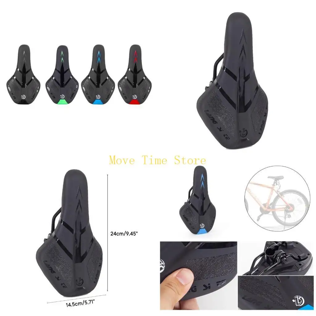 92me دراجات مريحة ناعمة مريحة سرج مقعد جبل على الطريق الجبلي بوب مقعد مقعد غير مائل للانزلاق #1