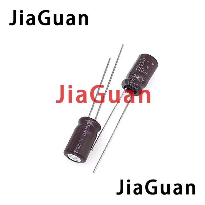 50pcs NEW CHEMI-CON NIPPON KY 10V220UF 6.3x11MM electrolytic Capacitor 220UF 10V NCC ky 10v 220uf