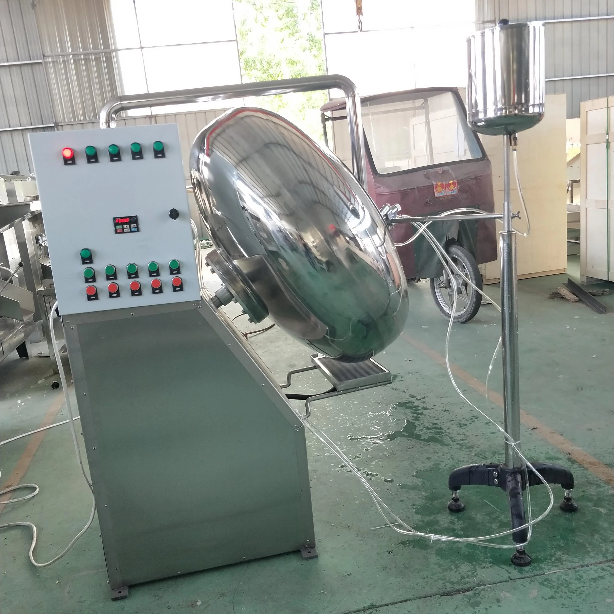 상업용 전기 스테인레스 초콜릿 코팅 냉각 기계, 초콜릿 장식 기계, 3000W