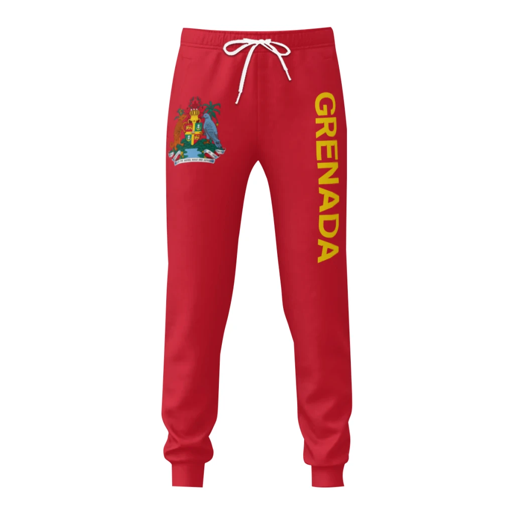 

Mens Sweatpants Grenada Flag Pants with Pockets Joggers Soccer Football Multifunction Sports Sweat With Drawstring