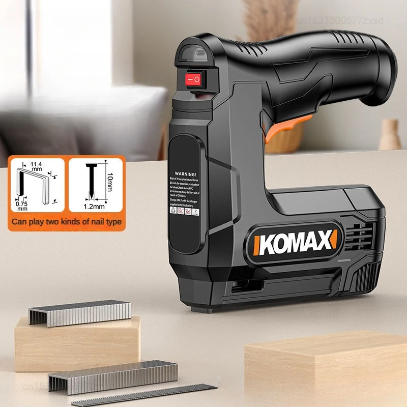 Youpin KOMAX Wireless Rechargeable Lithium Code Nail Gun Straight Nail portable 2-in-1 for Home Hand In Hand With Nail Gun Tool