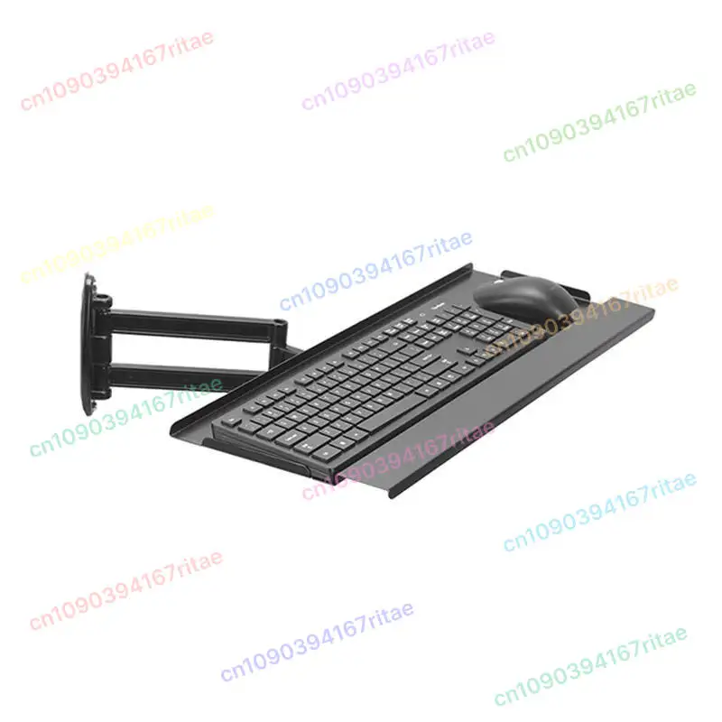 

Racing Emulator Aluminum Bracket Special Plate Wall-mounted Telescopic Adjustment Handle Wireless Mouse Rotating Keyboard Holder