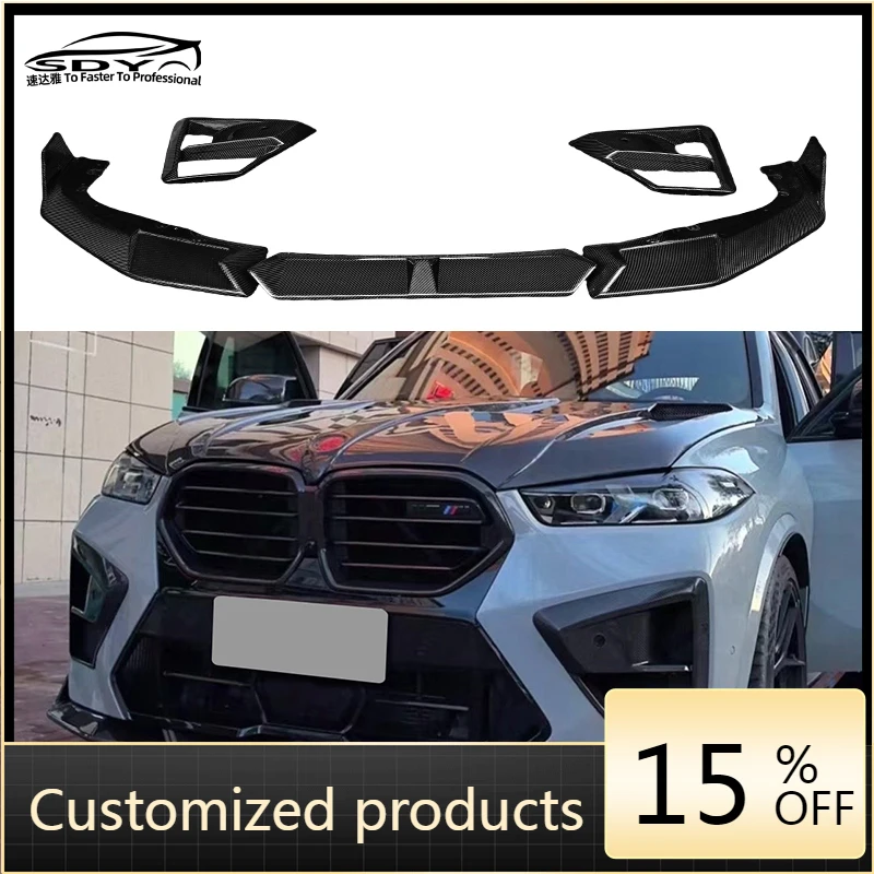 

F95 X5M Углеродное волокно LD Стиль Передняя губа Передний бампер Вентиляционное отверстие для X5M F95 Lci