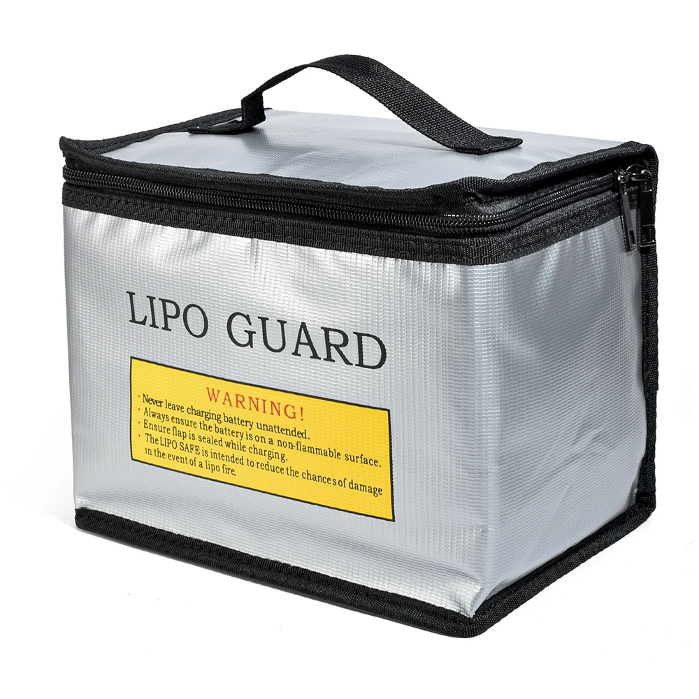 يبو الحرس حقيبة السلامة مقاومة للحريق واقية من الانفجار المحمولة يبو حقيبة السلامة 215*145*165 مللي متر ل RC FPV سباق الطائرة بدون طيار بطارية السيارة آمنة