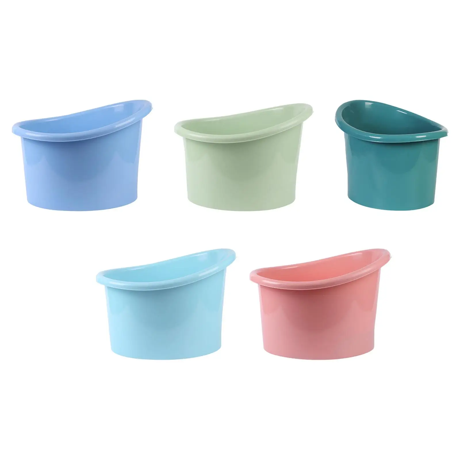 Comfortable Bath Bucket Baby Bathtub Seat Non Slip Support Infant Tub Thick PP for Newborn Bath Time