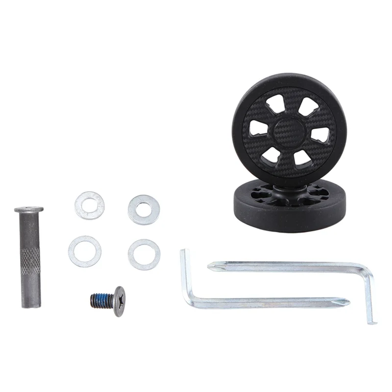

ICON-2 Set 60X11mm Luggage Wheel Replacement Wear Resistant PU Caster Suitcase Wheel Luggage Wheel 8Mm Double Wheel