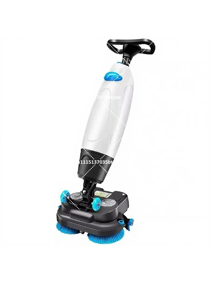 Cordless Electric Floor Scrubber with Wet Dry Cleaning, Rechargeable Power Mop for Household and Industrial Use