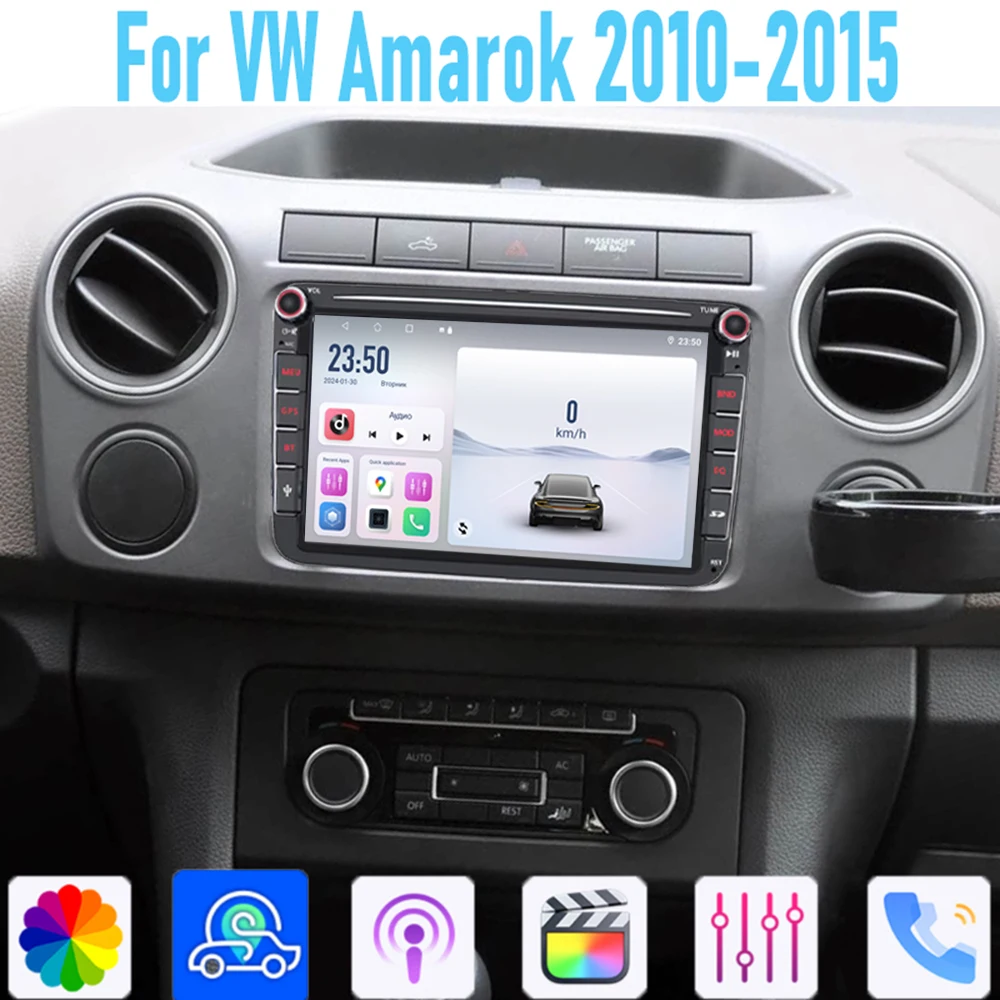 

8" For VW Vento 2019-2015 Car Stereo Radio Carplay Android Auto Head Unit WIFI BT GPS Navi Reversing Image Multimedia Player