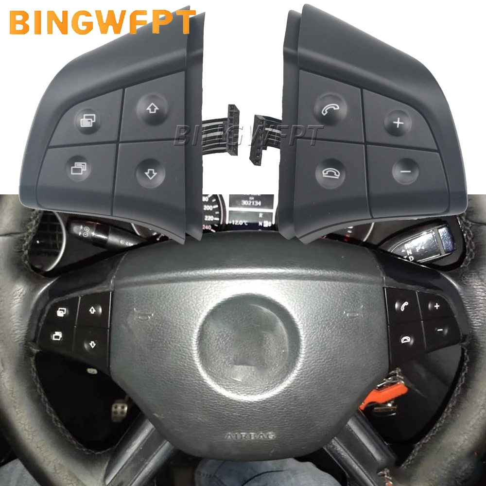 Multi-function Steering Wheel Switch Control Button 8 Keys for Mercedes-Benz B-Class W245 2008 2009 2010 2011 Auto Parts