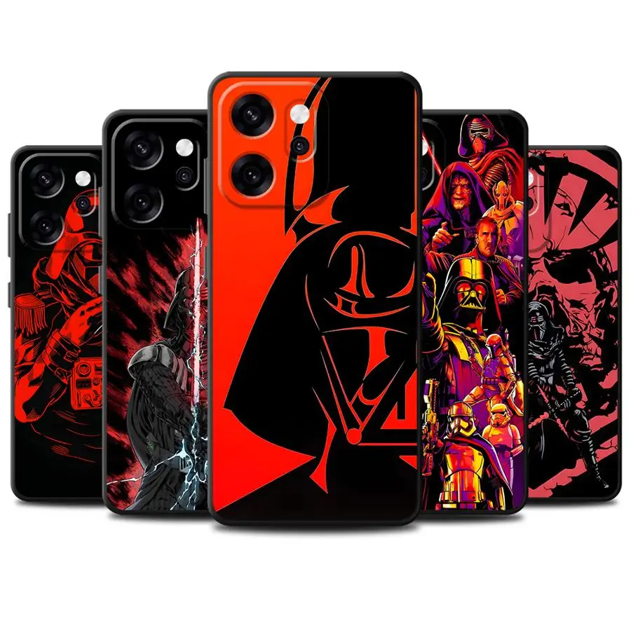 Мягкий чехол для телефона Oppo Reno F9 F11 F29 A83 A96 A84 A74 A98 A78 Reno 4F 5 6 7 8 10 11 14 A93 A76 Darth Vader Red