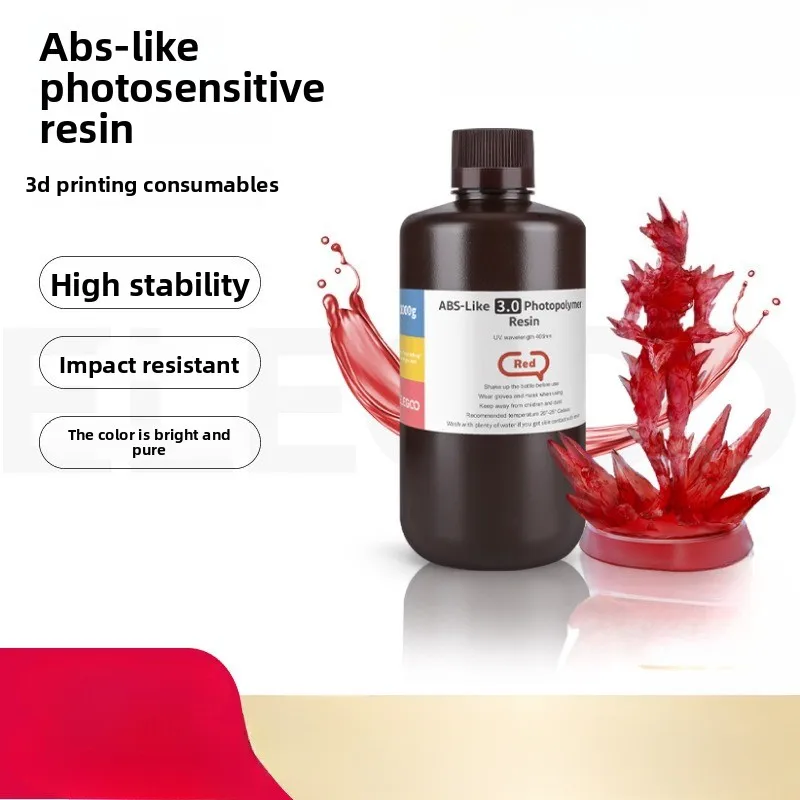 ABS-Like Photopolymer Resin, Universal Light Curing Consumable for 3D Printing, 1000G/2000G Pack