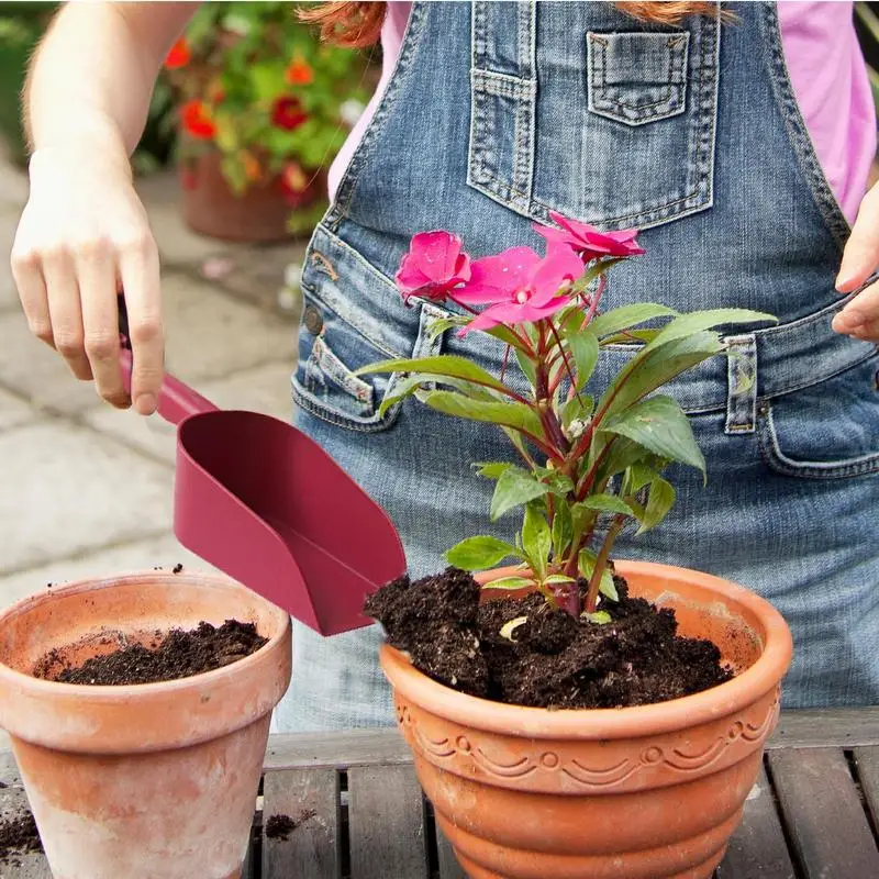 Garden Spade Lightweight Portable PP Succulent Tools Sturdy Non-Slip Comfortable Grip Cat Litter Spades For Indoor Planting