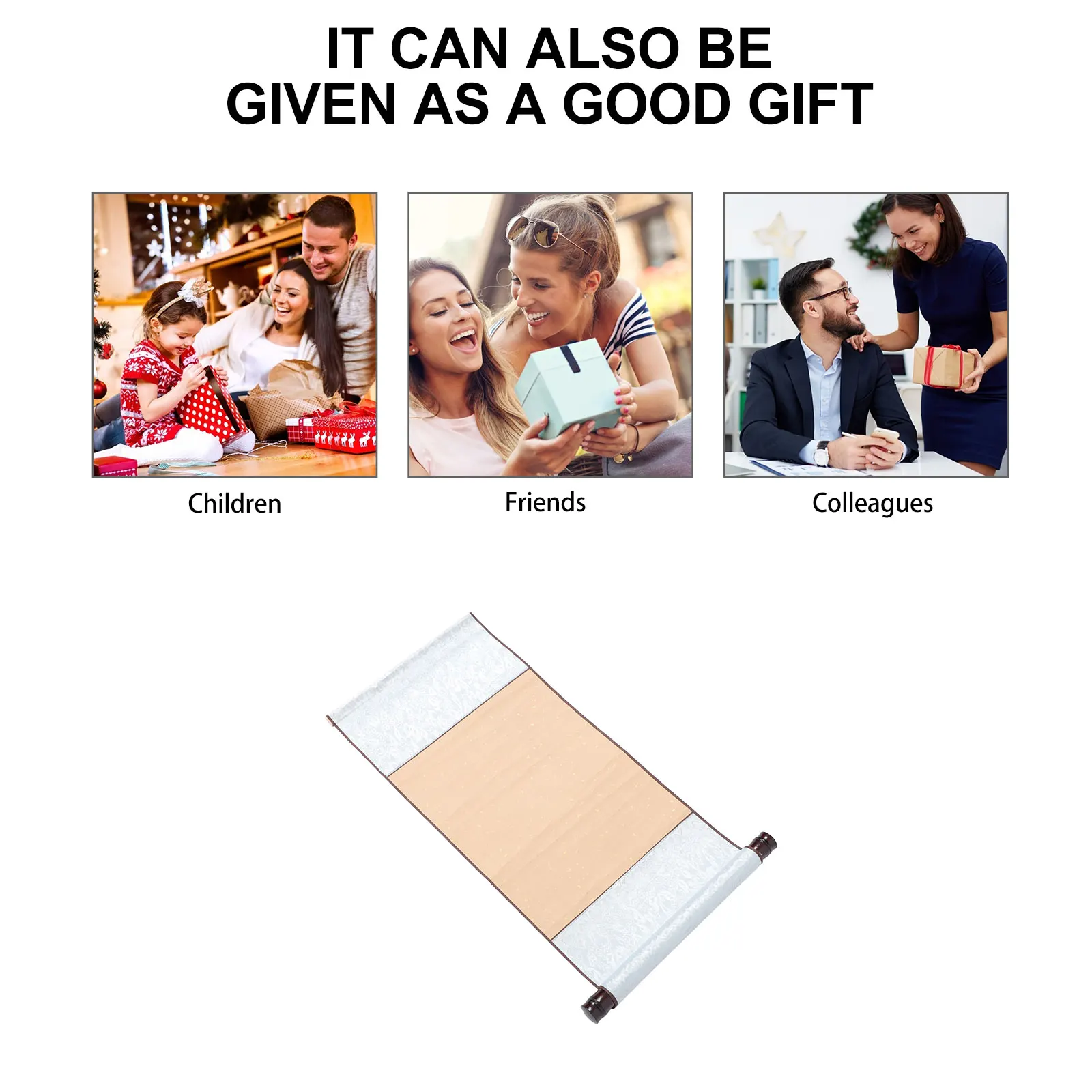 

1pc Blank Chinese Rice Painting Calligraphy Scroll Calligraphy Diy Watercolor Diy Scroll Paper Art Sheet Sketch Paper