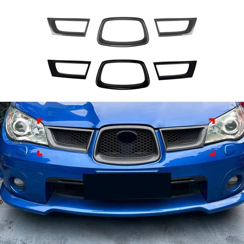 

Car Grille Front Hood Grille Racing Bumper Grill Exterior Accessories For Subaru Impreza WRX STI 2006-2007-AD39