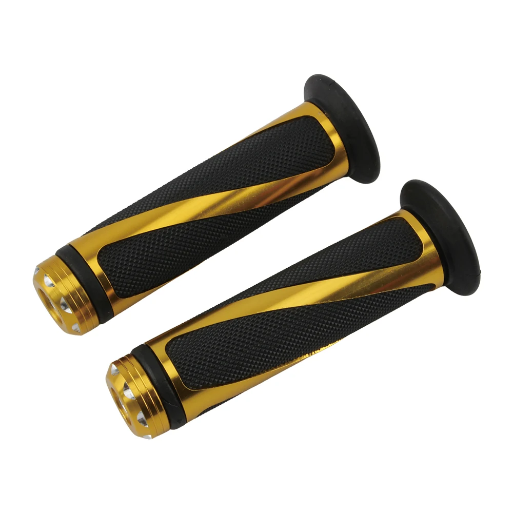 Universal Motorrad Griff Lenker Hand Bar Grip 7/8 22 24mm Für Kawasaki Honda Yamaha Suzuki Benelli Ducati