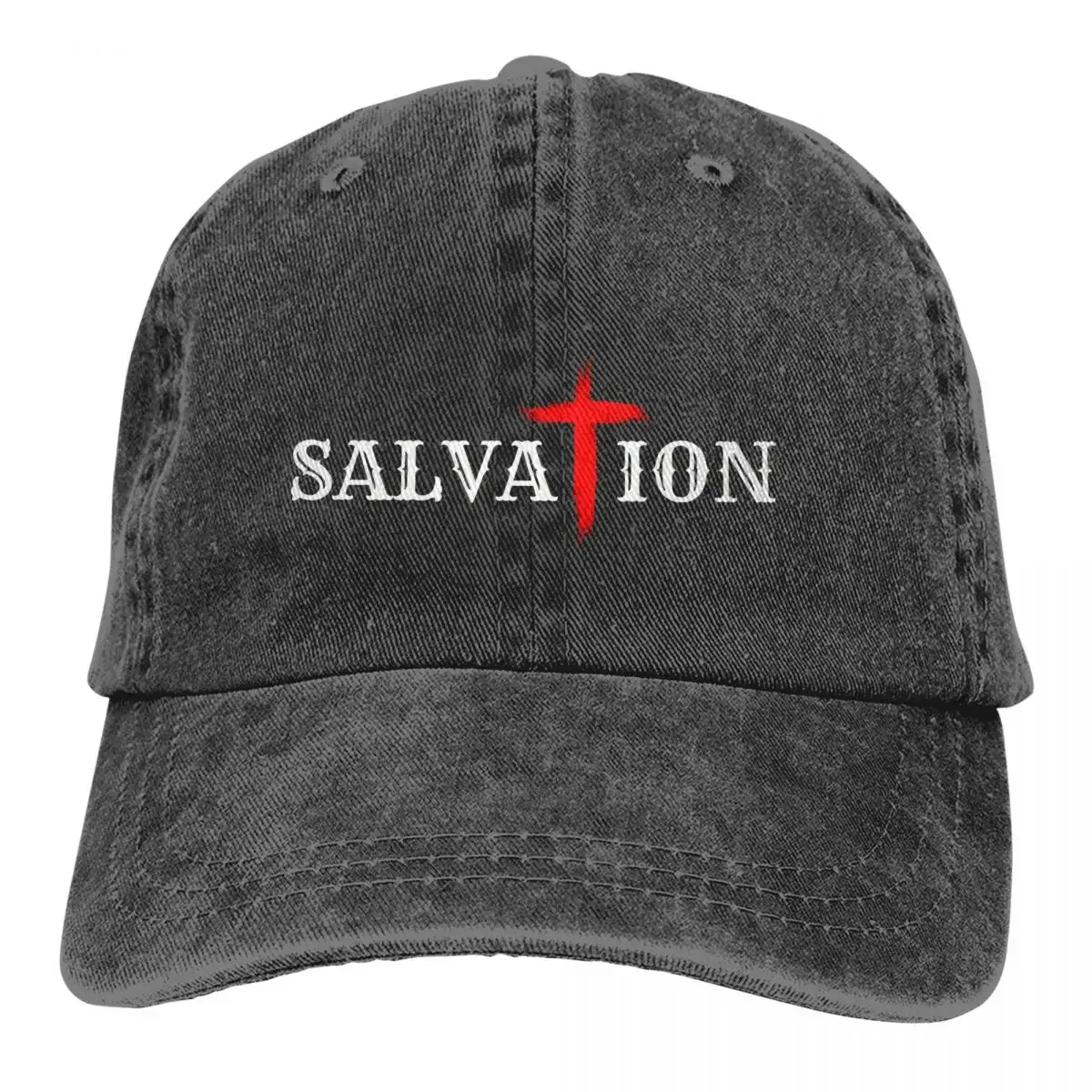 

Hip Hop Funny Men's Baseball Cap Salvation Trucker Snapback Caps Dad Hat Jesus God Cross Golf Hats