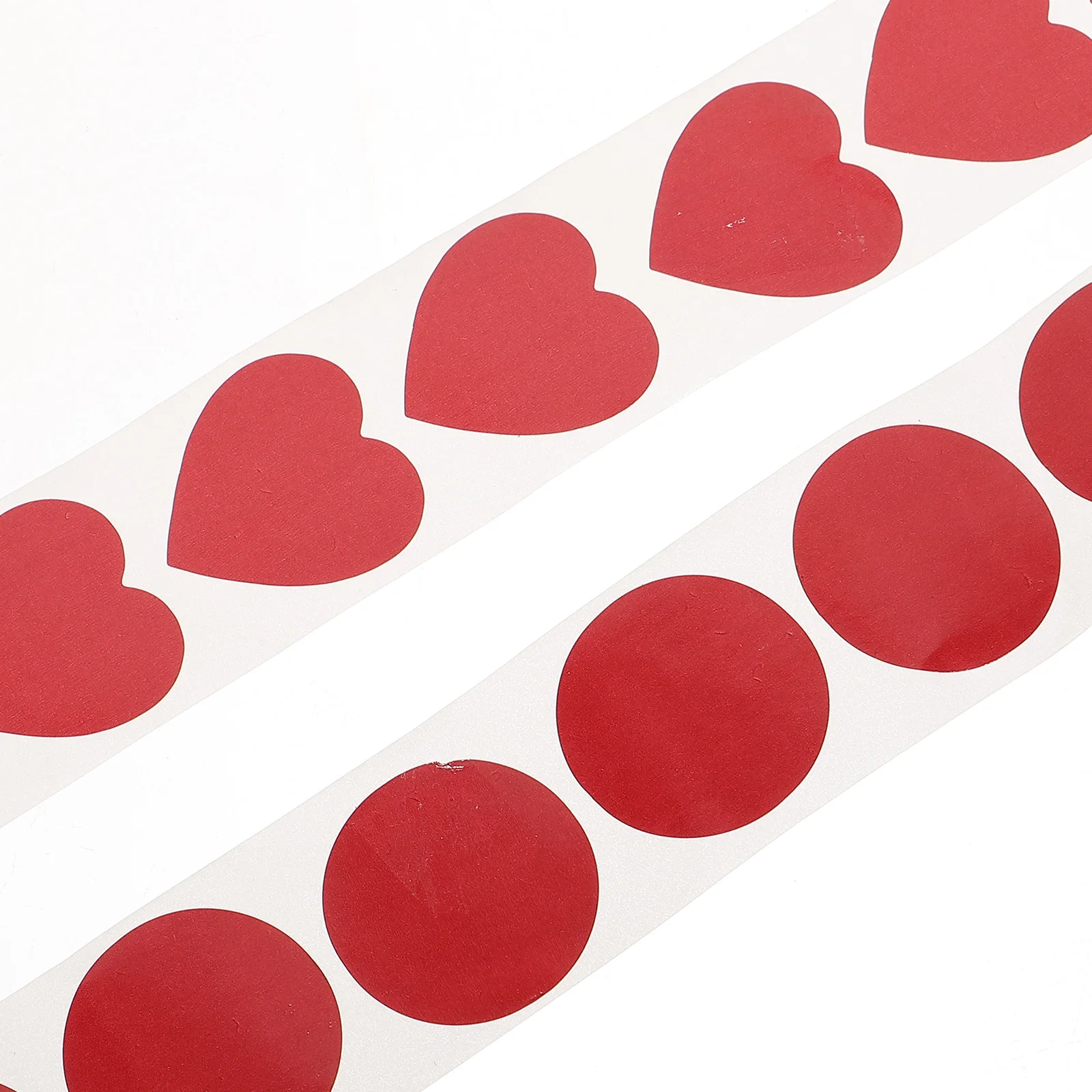 2 Rolls Tanning Stickers Self Adhesive Body Labels Heart Round Shape Removable for Women Indoor Outdoor Use Sunbathing