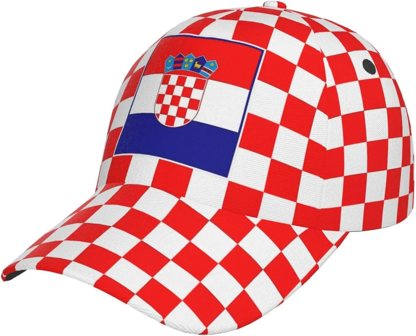 

Croatia Croatian Flag Baseball Cap Adjustable Fashion Casual Flat Bill Brim Dad Hats for Women Men