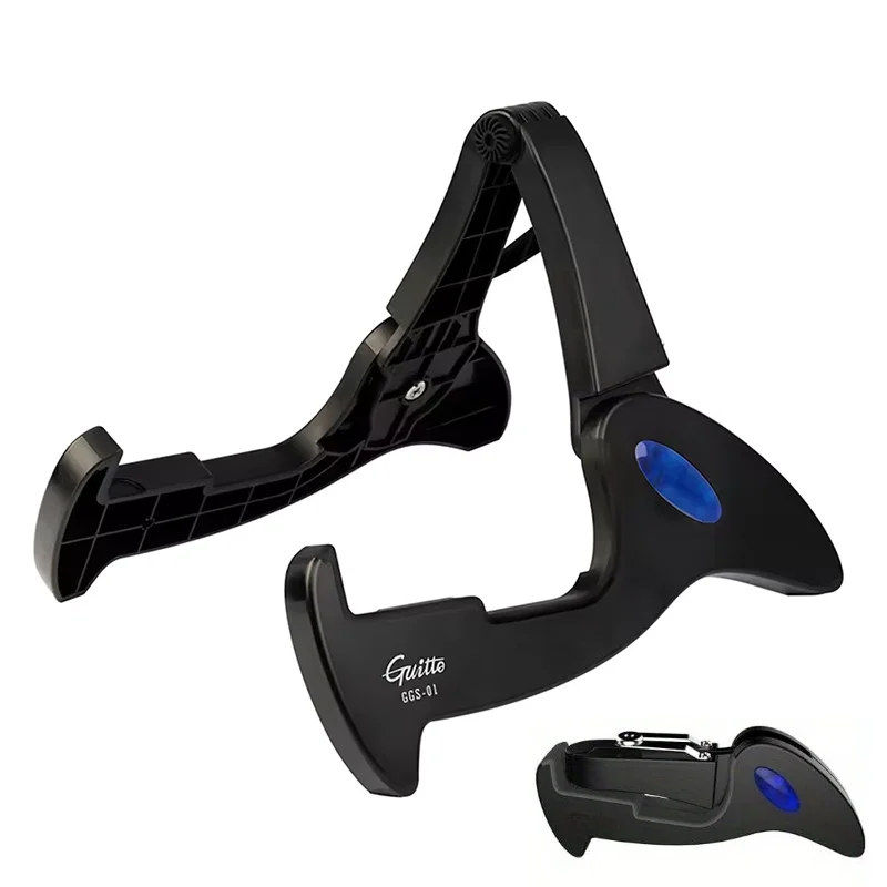 

Electric Guitar Holder Stand Tripod Universal Floor Frame Portable Stand Folding Stringed Instrument Electric Guitar Accessory