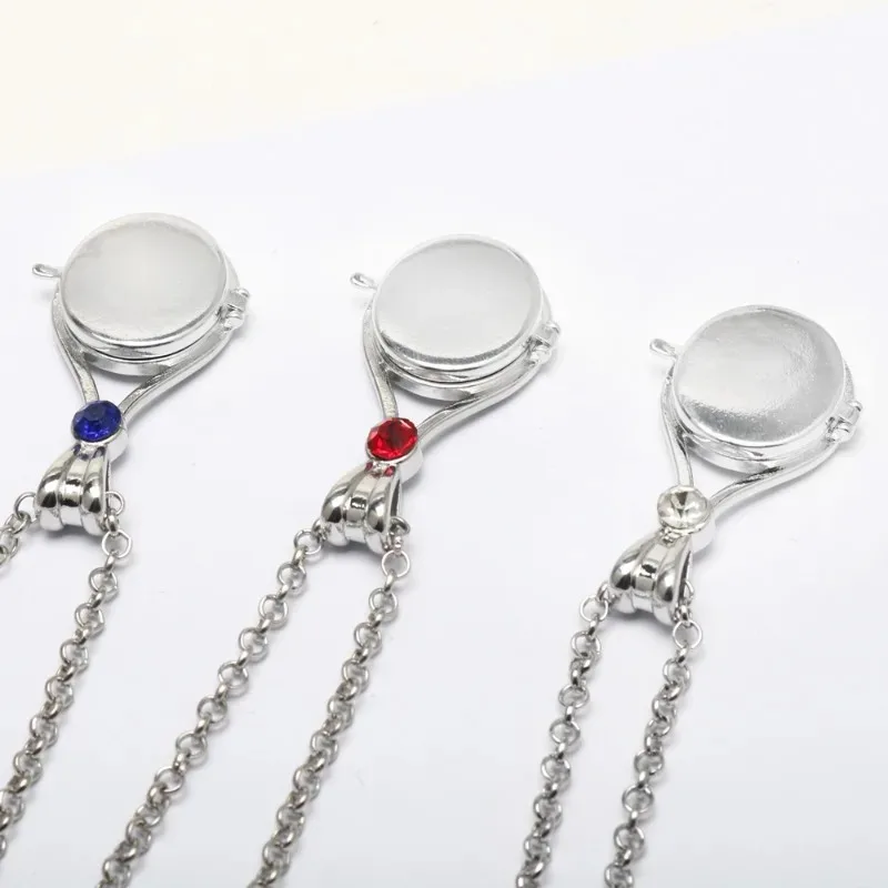 

Для женщин и девочек медальон с русалкой, ожерелье, серебро, нержавеющая сталь H2O, медальон с подвеской в виде русалки, ювелирные изделия, ожерелья, набор из 3 подарков