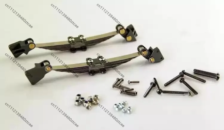 Simulated Straight Leaf Spring Front Suspension Assembly With Connecting Lugs Fit 1:14 RC Dump Truck Tractor Model Spare Parts