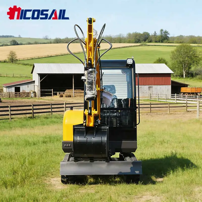 

3ton mini excavator for construction Euro 5 CE certified hydraulic crawler digger with rubber track for farm and garden work