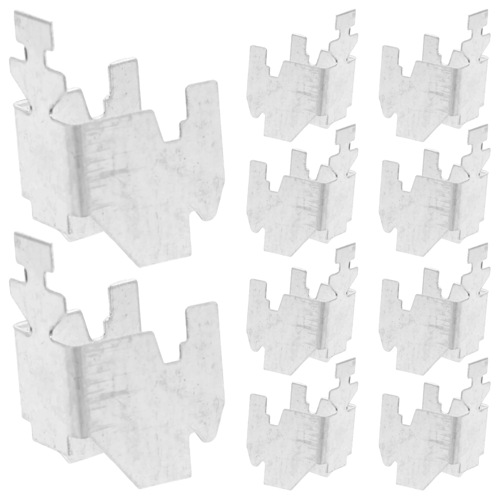 

20 Pcs File Cabinet Buckle Shelf Brackets Metal Corner Supports Stainless Steel Office Clip Shelving Bracket Clips Metal Cabinet