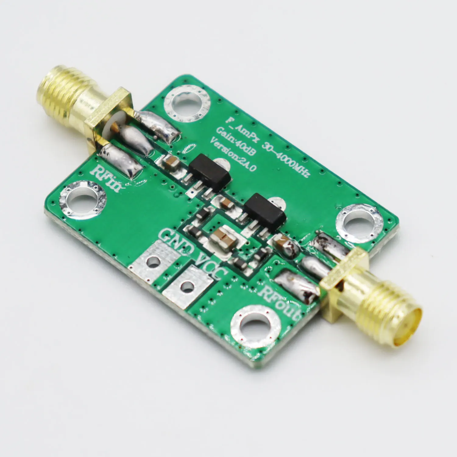 NEW 30-4000mhz RF Wideband Amplifier Gain 40dB Low Noise Amplifier LNA Board Modules DC 5V 50Ω for FM HF VHFf/UHF