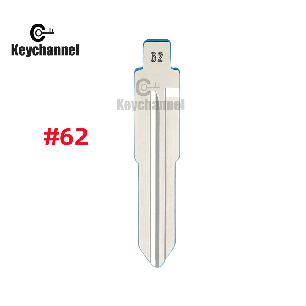 Keychannel 10PCS Replacement Flip Key #07 #15#62 KD Key Blade LISHI MIT11 HYN11 For Mitsubishi Lancer Galant Outlander Key Blank