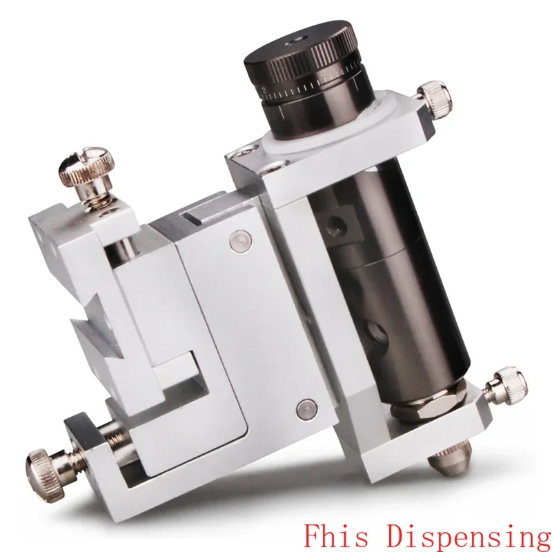 Three Dimensional Fine Adjustment Dispensing Support Dispensing Valve 30cc 50cc Needle Cylinder Aluminum Alloy Fixed Bracket