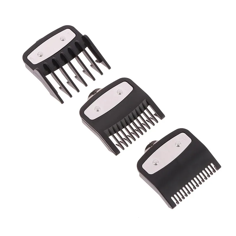 3 Pcs Hair Clipper Guards Guide Combs Set Trimmer Cutting Attachments 1.5mm 3mm 4.5mm Styling Tools Compatible