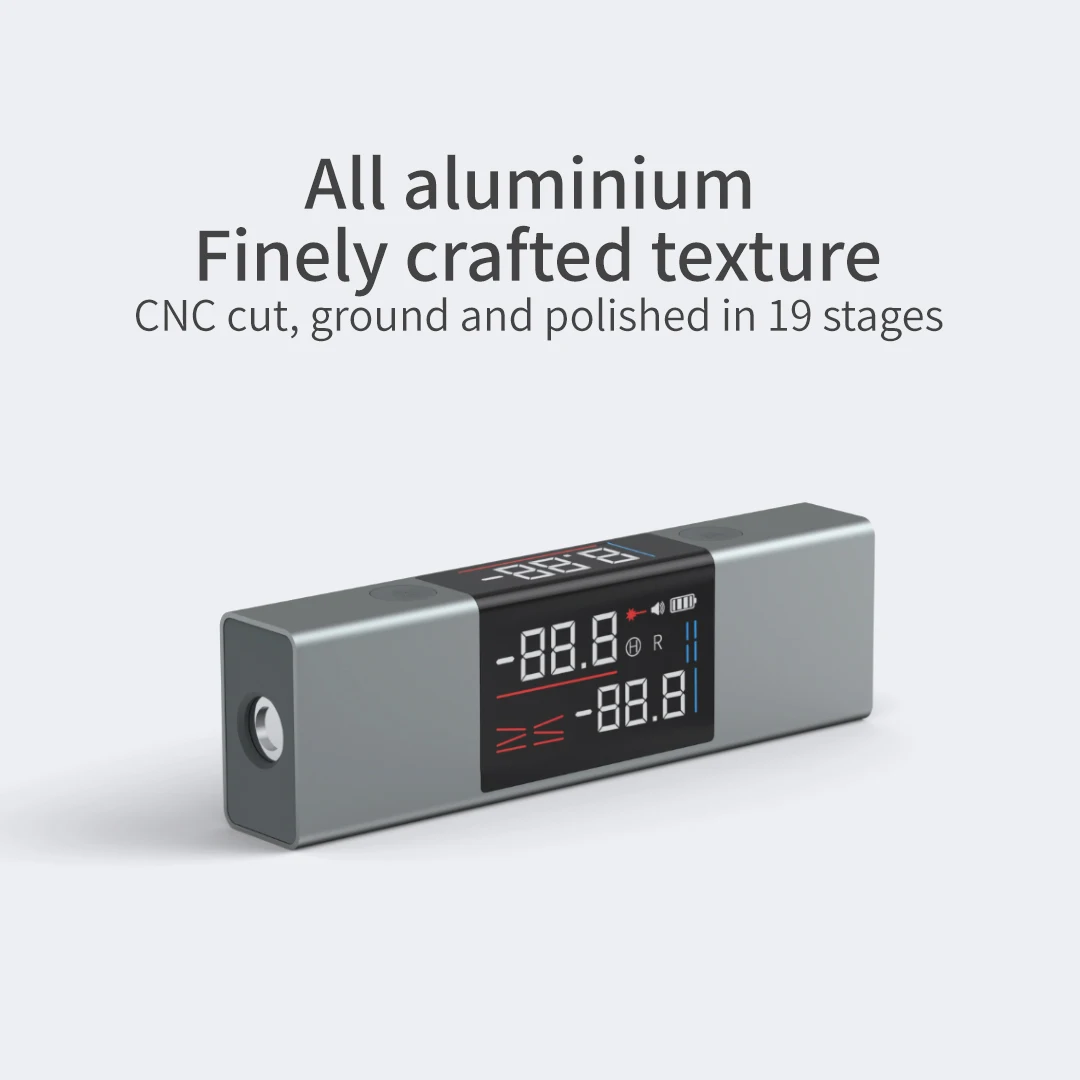 Original DUKA LI1 Laser Protractor Digital Inclinometer Angle Measure 2 in 1 Laser Level Ruler Type-C Charging Laser Measurement