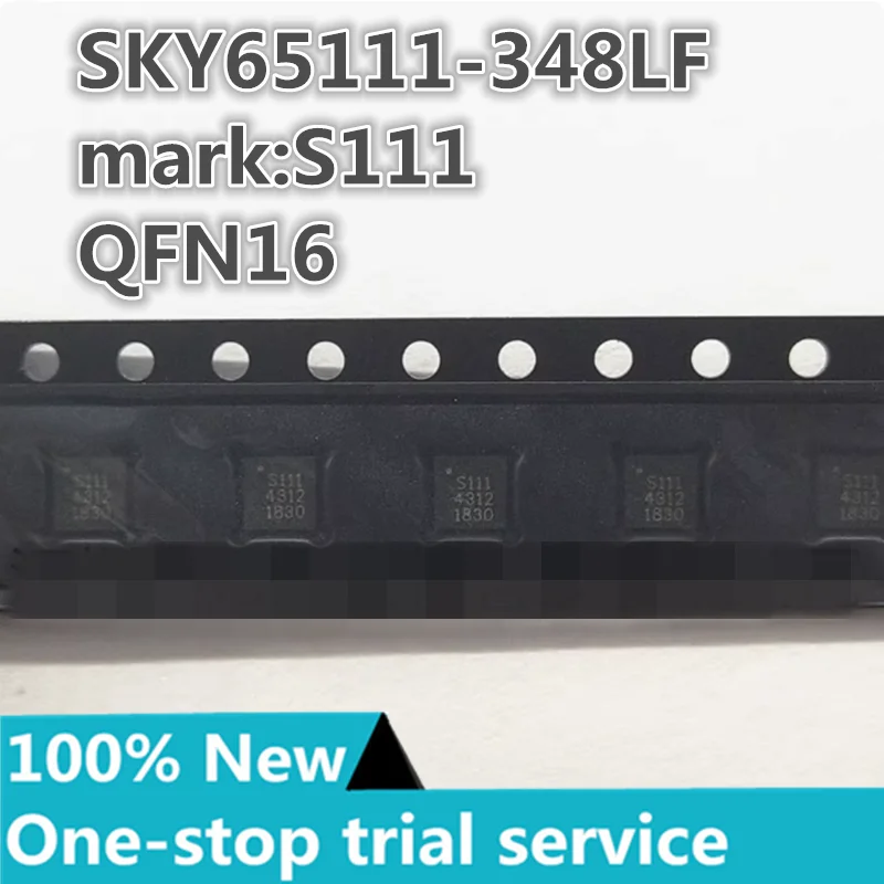 1-50pcs SKY65111-348LF Silkscreen S111 QFN16 SKY65111 RF amplifier chip IC 600MHZ-1.1GHZ new original stock