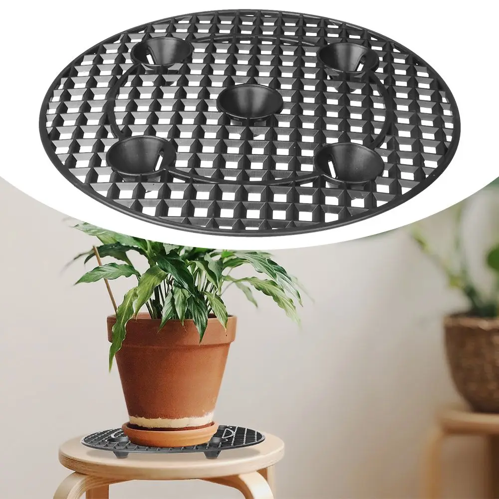 Heavy Duty Flower Pot Plant Holder Floor Protector Patio Deck Plant Stands Pot Tray Plant Pot Saucer Plant Level Pot Elevator