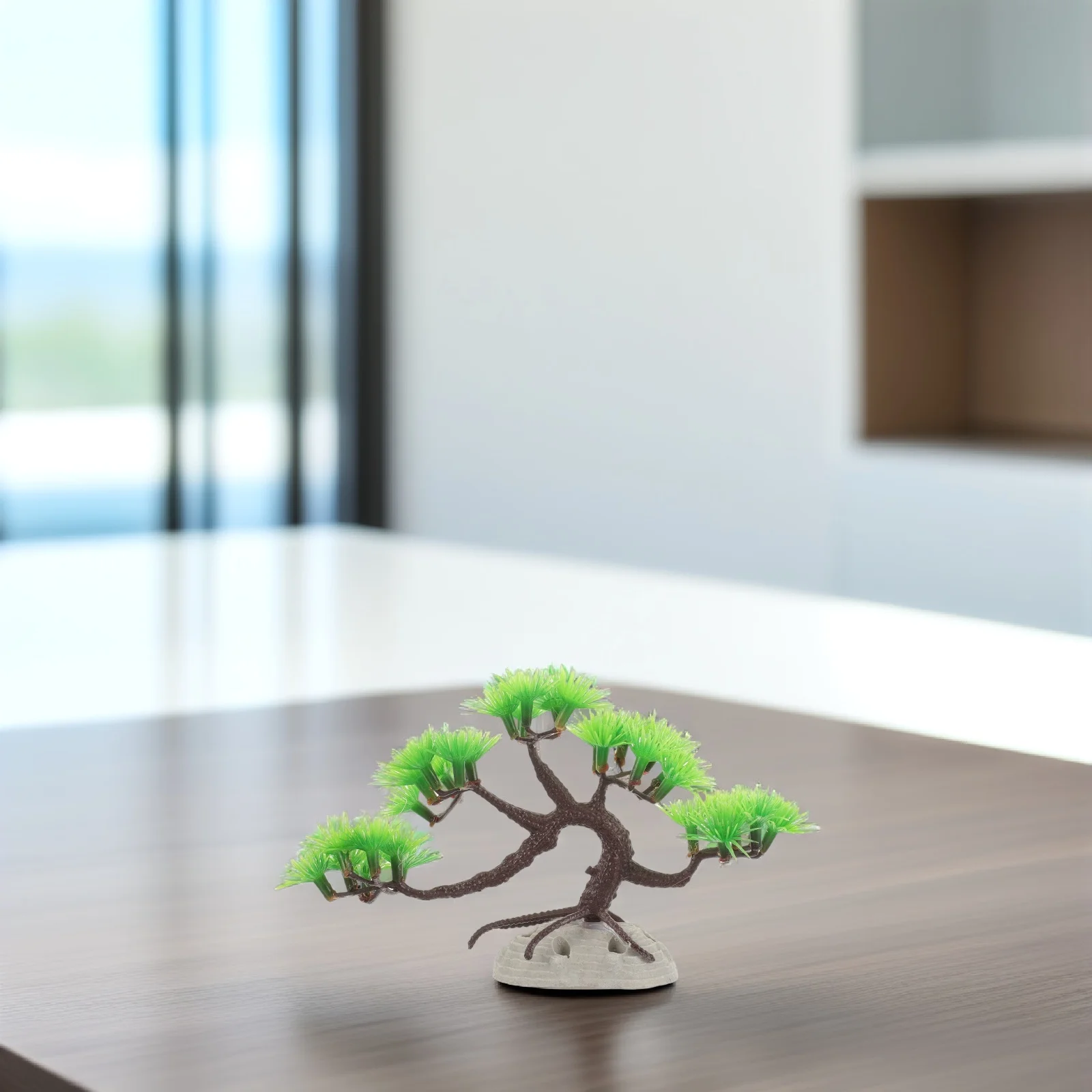 

Accessories Pine Rockery Bonsai Plants for Fish Tank Plastic Aquarium Decorations Tree