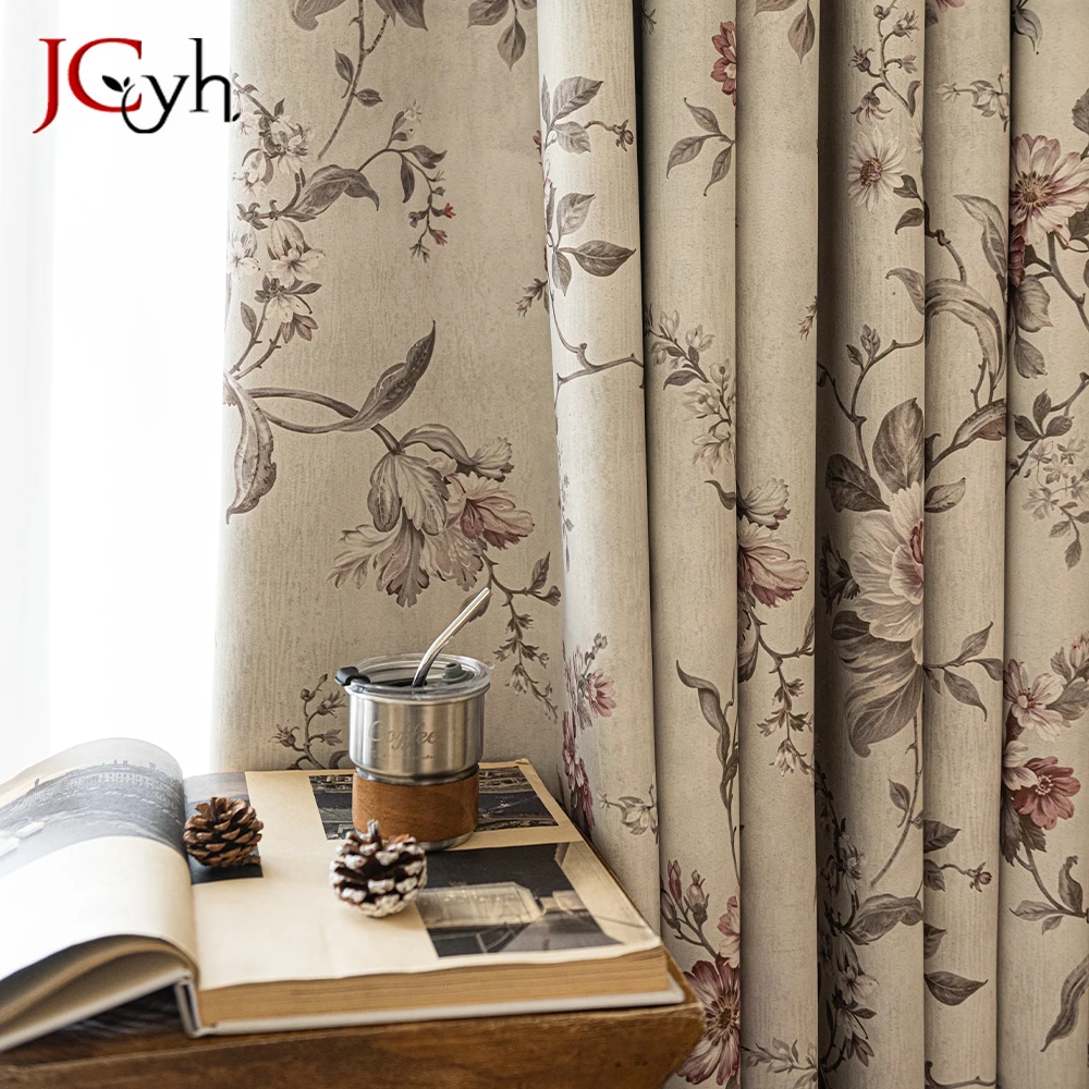 Floral Blackout Cur…