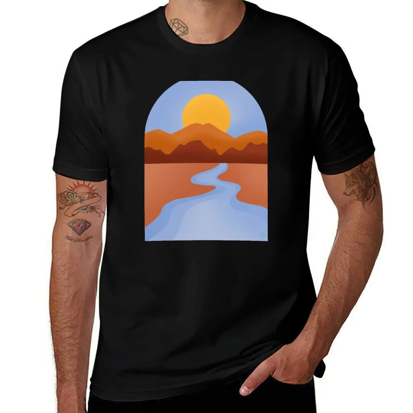 Sunset Arch T-Shirt man t shirt designer man t shirt graphic T-Shirt