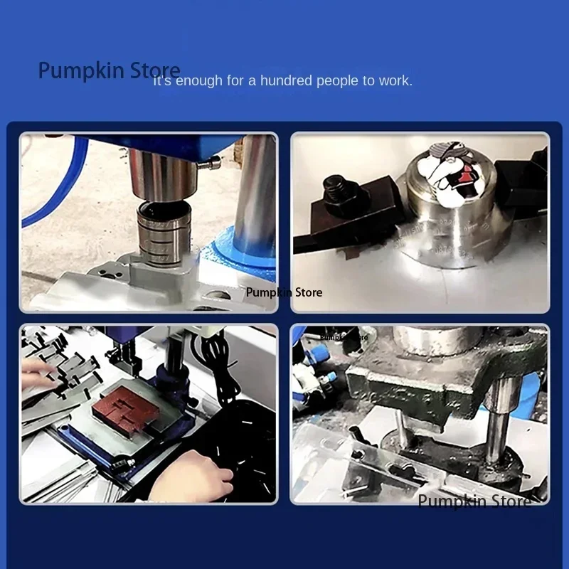 63 Desktop Pedal Pneumatic Press Small Adjustable Mechanical Press Pneumatic Mechanical Punching Printing Machine 220V