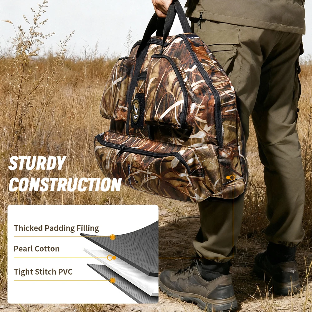 Leichter, weicher Compound-Bogenkoffer mit Taschen, 600D Bogenschützen-Rucksack-Bogentasche für die Jagd – Detail 2