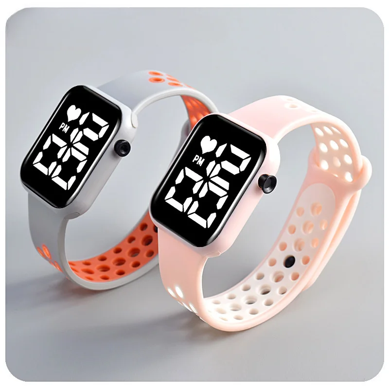 New Fashion Men Women Watches Hollow Strap LED Digital Sport Watch For Women Lover's Gift Children Wristwatch Female Clock