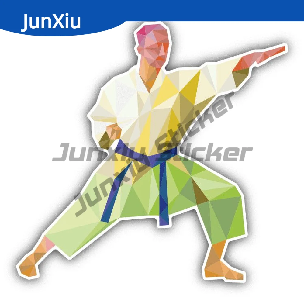 

Karate Triangulated Sport Car Sticker Decorative Decals Suv Window Sunshade New Girl Stickers Scratch Cover Sticker For Car Suv